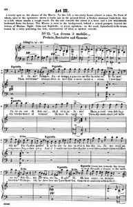 Giuseppe Verdi - Rigoletto - Full Score for Voices and Piano