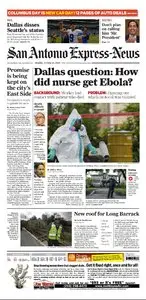 San Antonio Express News October 13, 2014