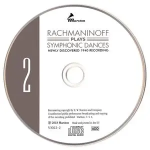 Sergei Rachmaninoff - Rachmaninoff Plays Symphonic Dances: Newly Discovered 1940 Recording (2018) {3CD Set Marston 53022-2}