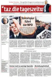Tageszeitung TAZ vom 30 November 2011