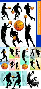 Basketball Players Sports Design