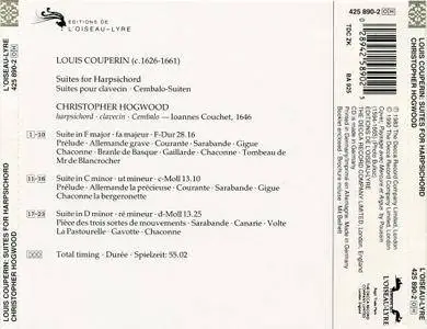 Christopher Hogwood - Louis Couperin: Suites for Harpsichord (1990)