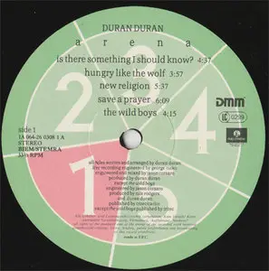 Duran Duran - Arena (Parlaphone 1A 064 26 0308 1) (NL 1984) (Vinyl 24-96 & 16-44.1)