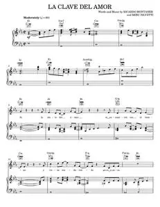 La Clave del Amor - Ricardo Montaner (Piano-Vocal-Guitar)