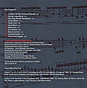 Frank Zappa - Dub Room Special! (2007)