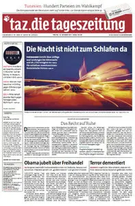 Tageszeitung TAZ vom 14 Oktober 2011