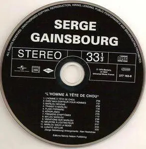 Serge Gainsbourg - L' Homme à Tête de Chou (1976) {Mercury Records - Vinyl Replica Reissue 2011 Set, CD 7of12}