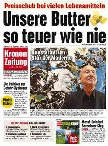Kronen Zeitung Oberösterreich - 13. September 2017