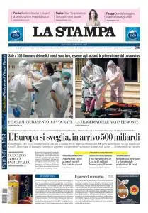 La Stampa Torino Provincia e Canavese - 10 Aprile 2020