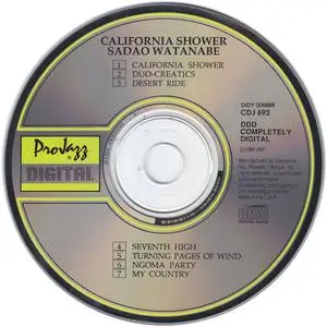 Sadao Watanabe - California Shower (1978) {1986 ProJazz}
