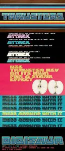 Thrusters Font Family
