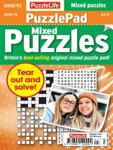PuzzleLife PuzzlePad Puzzles - Issue 93 - 30 January 2024