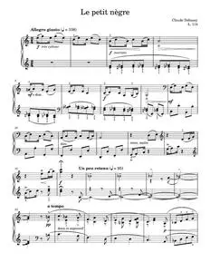 Le petit nègre - Claude Debussy (Piano Solo)