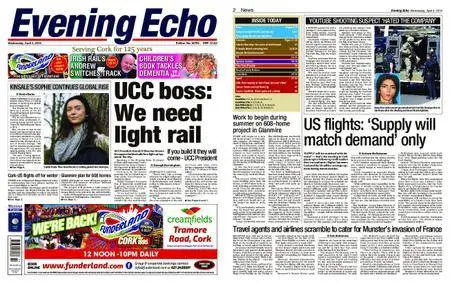 Evening Echo – April 04, 2018