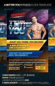 GraphicRiver A BETTER YOU Fitness Flyer Template