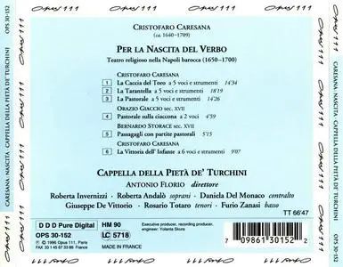 Antonio Florio, Capella della Pieta de' Turchini - Cristofaro Caresana: Per la Nascita del Verbo (1996)