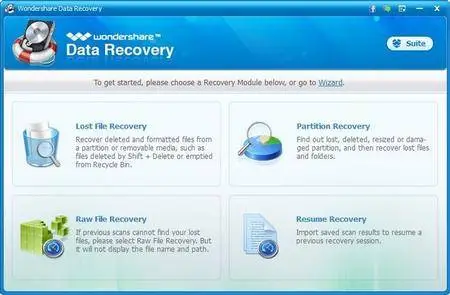 Wondershare Data Recovery 5.0.8.5 Multilingual + Portable