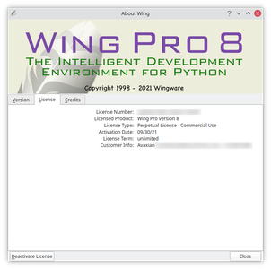 Wing IDE Professional 8.0.4 (Win / macOS / Linux)