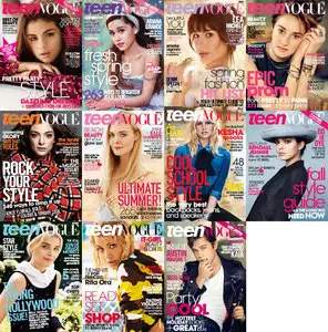Teen Vogue Magazine - 2014 Full Year Issues Collection