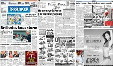 Philippine Daily Inquirer – January 18, 2011