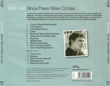 Bob Lind - Since There Were Circles (1971) {2006 RPM}