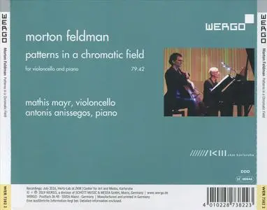 Morton Feldman - Patterns in a Chromatic Field - Mathis Mayr & Antonis Anissegos (2019) {Wergo}