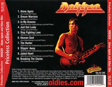 Dokken - Alone Again and Other Hits (2009)