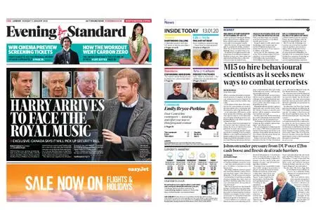 London Evening Standard – January 13, 2020