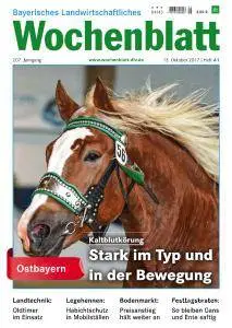 Bayerisches Landwirtschaftliches Wochenblatt Ostbayern - 13 Oktober 2017