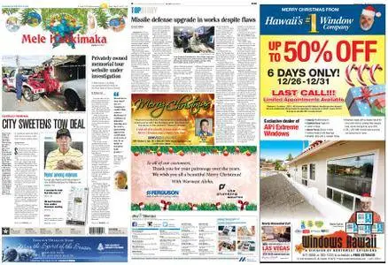 Honolulu Star-Advertiser – December 25, 2017
