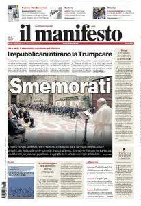 il Manifesto - 25 Marzo 2017