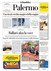 la Repubblica Palermo - 22 Febbraio 2024