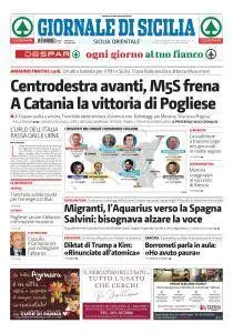 Giornale di Sicilia Sicilia Orientale - 12 Giugno 2018