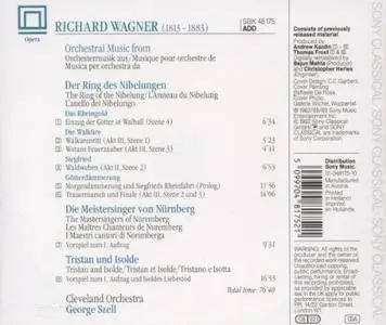 Cleveland Orchestra, George Szell – Wagner: Orchestermusik aus die Opern (1992)