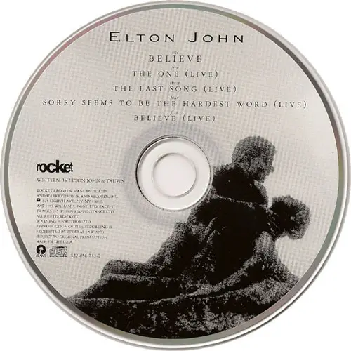 Элтон джон белив слушать. Элтон Джон believe. Elton John believe.