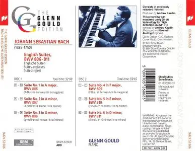 Glenn Gould - Bach: English Suites BWV 806-811 (1994)