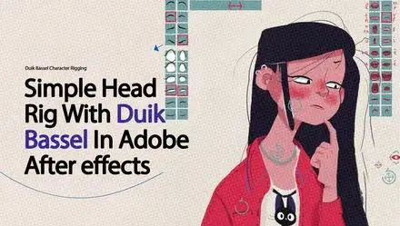 Simple Head Rig With Duik Bassel In Adobe After Effects