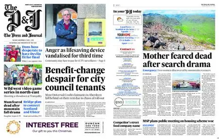The Press and Journal Aberdeenshire – November 27, 2018