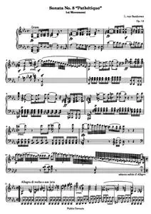 BeethovenLv - Sonata No. 8 “Pathétique” (1st Movement: Grave, Allegro molto e con brio)