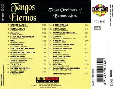 Tango Orchestra of Buenos Aires – Tangos eternos (1993)
