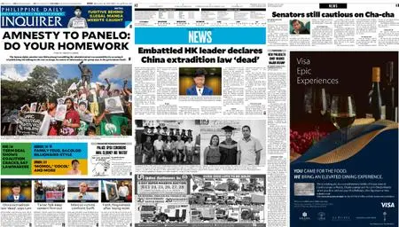 Philippine Daily Inquirer – July 10, 2019