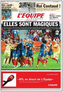 L'Equipe - Dimanche 10 juillet 2011