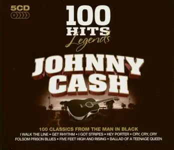 Johnny Cash - 100 Hits Legends (2011) [5CD Box Set]