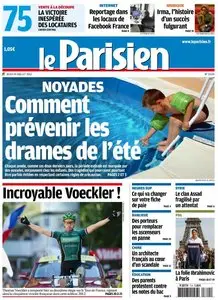 Le Parisien & Cahier Paris du Jeudi 19 Juillet 2012