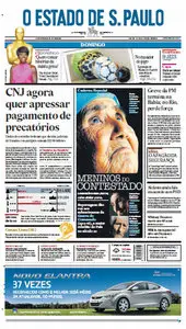 Jornal O Estado de São Paulo - 12 de fevereiro de 2012 - Domingo