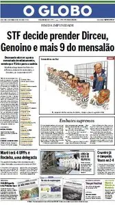 Jornal O Globo - 14 de novembro de 2013 - Quinta