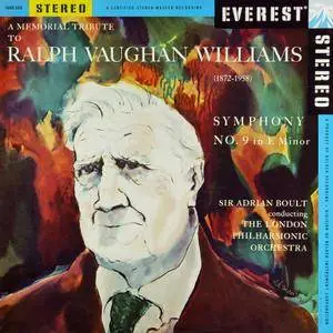 London Philharmonic Orchestra & Adrian Boult - Vaughan Williams: Symphony No. 9 (1958/2013) [Official Digital Download 24/192]