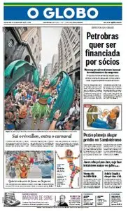 O Globo - 04 de janeiro de 2016 - Segunda