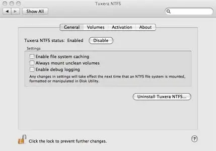 Tuxera NTFS for Mac 2011.4.1 