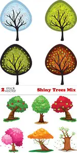 Vectors - Shiny Trees Mix